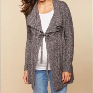 Motherhood Maternity black and grey cardigan sweater size small